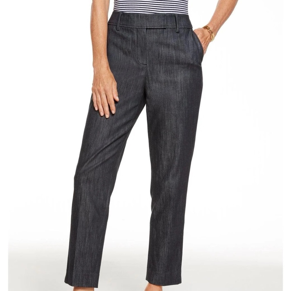 Talbots Refined Denim Slim Leg Ankle Pants